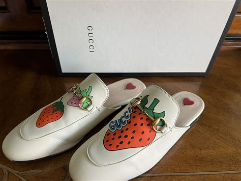 gucci strawberry collection|gucci strawberry loafer.